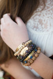 five deep breaths :: peace amethyst bracelet