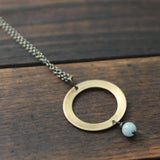 my soul mantra :: intention circle necklace