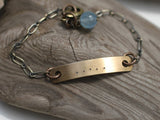 five deep breaths :: reminder bracelet