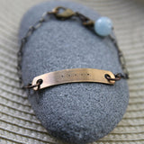 five deep breaths :: reminder bracelet