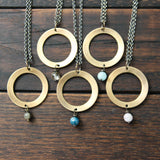 my soul mantra :: intention circle necklace