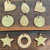 mantra pendant charms (set A)