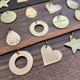 mantra pendant charms (set A)