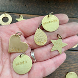 mantra pendant charms (set A)