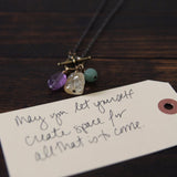 three-stone intention necklace :: created just for you
